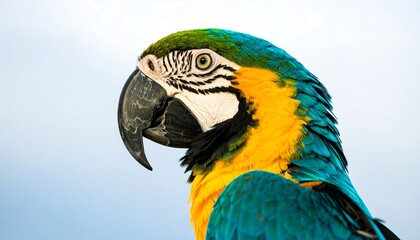 Fototapeta premium Close-up of a vibrant parrot