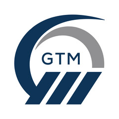 GTM Modern Company logo. GTM Abstract Company logo design for entrepreneur and business. GTM best icon Template.
