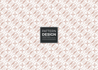 Vector illustration of an abstract floral seamless pattern background with a vintage retro texture and a place for your text