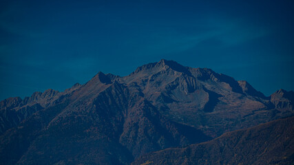 sunset over the mountains