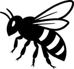 Bee Scalable SVG Vector Graphic with Editable Paths and Layers for Web, UI Design, Digital Art, and Print Application