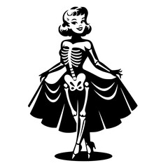 vector illustration of a girl