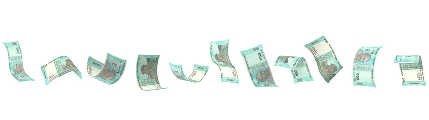 India_50_Rupee_Shadow_Design_Money_Single_Bank_Currency_Note