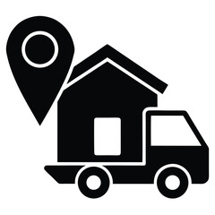 relocation vector icon