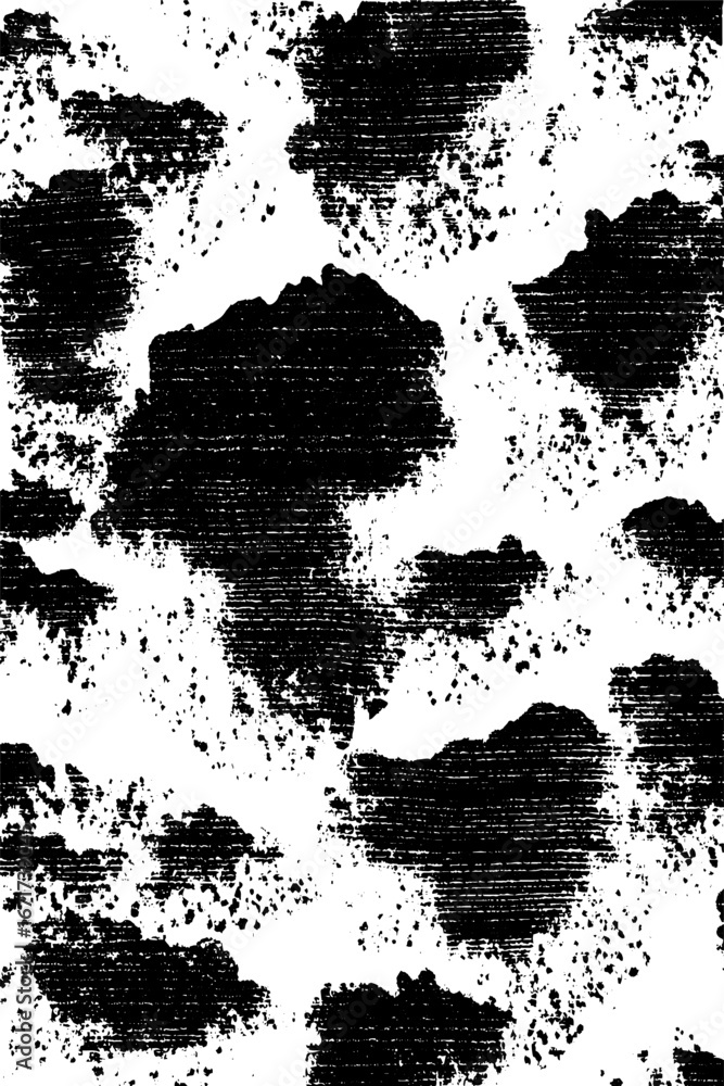 Poster distressed black and white texture with grunge eroded patterns for art and design projects