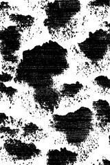 Fototapeta premium Distressed black and white texture with grunge eroded patterns for art and design projects