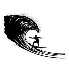 silhouette of a man in ocean