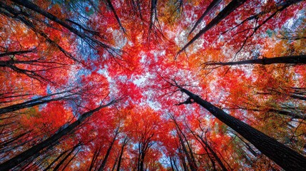 Autumn forest canopy (2)