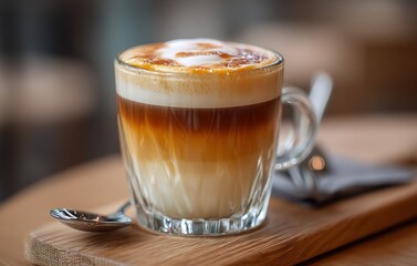 Discover delicious layered coffee drink recipe latte macchiato with espresso milk and foam perfect morning beverage