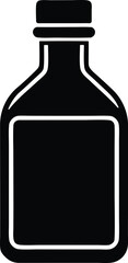 Care bottle vector icon.