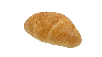 Salted Bread isolated on Transparent background.