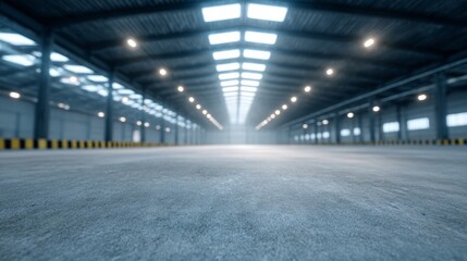 Under cavernous steel beams, an empty warehouse whispers industrial echoes, evoking Dia de los Muertos and International Workers' Day solitude