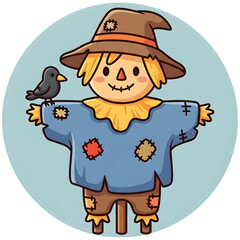 Fototapeta premium scarecrow 