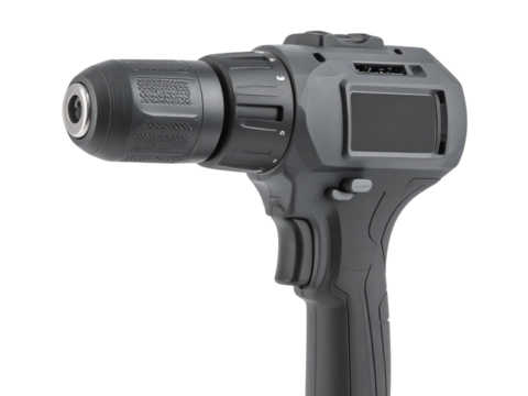 video camera on white background