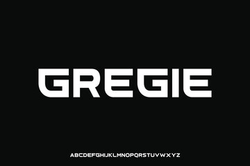 Display alphabet font vector design suitable for headline, poster, logo, magazine and many more