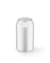 Drink Aluminium Can Soda Classic 330ml White Blank Matte