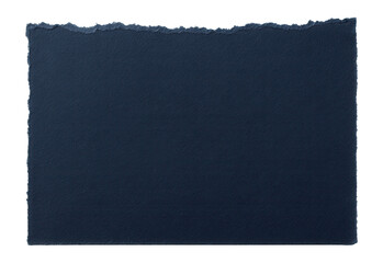 Torn piece of navy blue cardstock