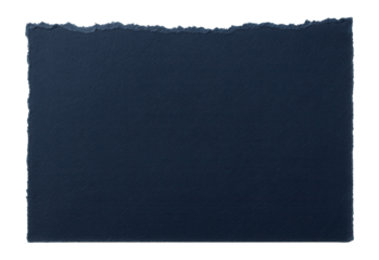 Torn piece of navy blue cardstock