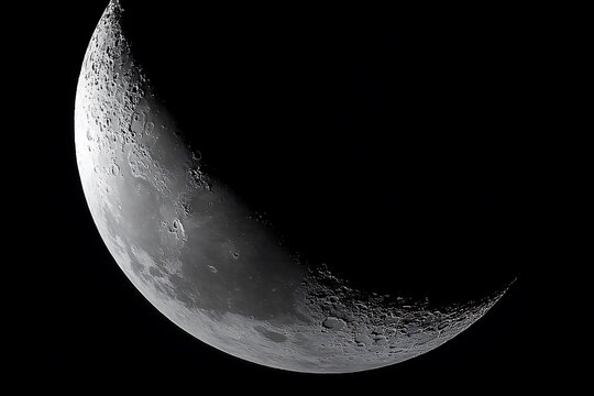 Elaborate moon phase shown on ebony field
