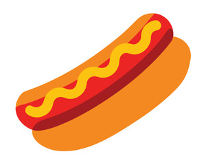 Hot Dog Illustration