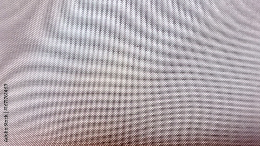 Poster subtle beige woven textile close up fabric texture with fine grid pattern for background or interior