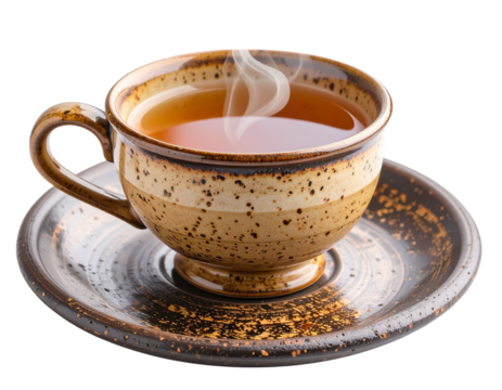  Bengali Adda Tea Cup, isolated on a transparent background PNG