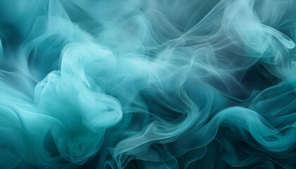 Obraz premium smoky textured blue and teal background with subtle ambiance and ethereal quality
