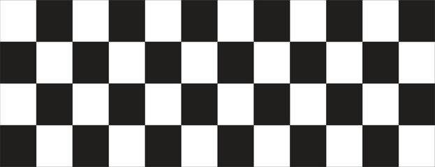 Fototapeta premium Classic Black and White Checkerboard Pattern