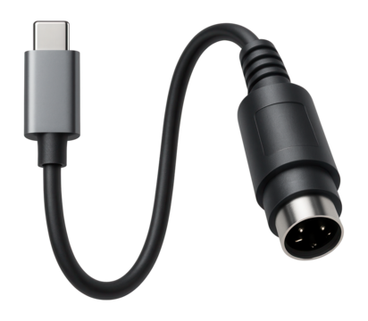 USB-C to S-video adapter cable