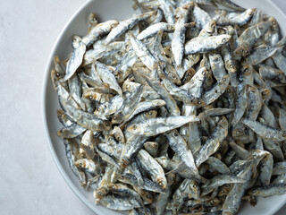 Dried anchovies, dried fish ingredients
