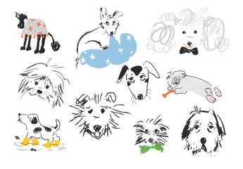 Poster With Dogs Layout