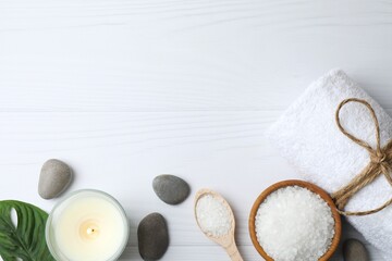 Spa still life on white background