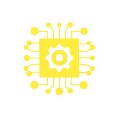 Obraz premium スマートチップアイコン / Smart Chip Icon