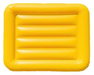 PNG Yellow inflatable floating pool raft mattress backgrounds letterbox pattern.