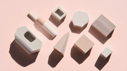 abstract 3d render of a modern stuff