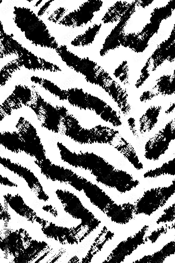 Poster abstract grunge black and white pattern with scratched texture for artistic design projects