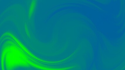 Smooth green and blue abstract wave pattern with flowing curves. Ideal for use as a calming design projects or digital background.