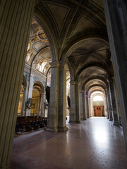 Obraz premium Interior of the historic Santa Maria della Passione church in Milan, Italy