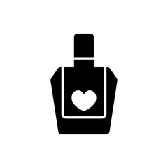 Fototapeta premium Nail polish bottle icon, modern vector isolated on white background.