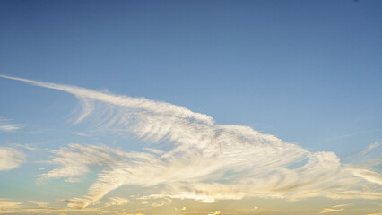 Beautiful soft morning sky only, design element