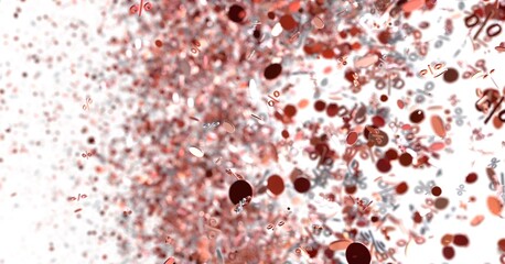 Abstract background of rose gold percentage symbols. Perfect for sales, discounts, promotions.