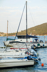 boats in the island bay
