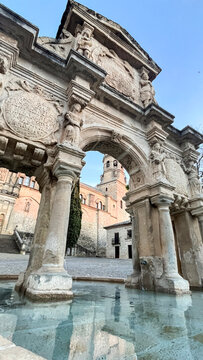 Plaza de Santa Mar&iacute;a in Baeza, Ja&eacute;n, Andalusia, Spain