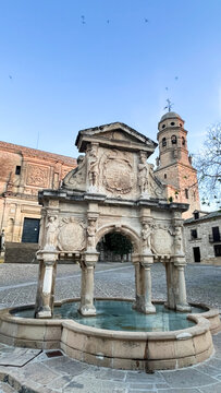 Plaza de Santa Mar&iacute;a in Baeza, Ja&eacute;n, Andalusia, Spain
