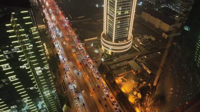 The breathtaking beauty of Baku captured through drone footage from the sky.