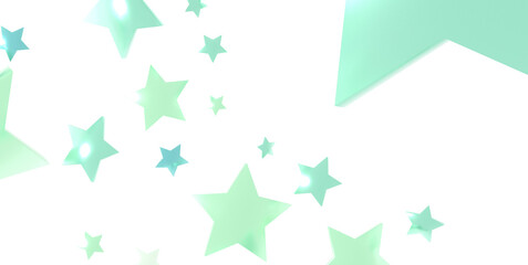 blue stars confetti on gray background. Christmas or winter festive background