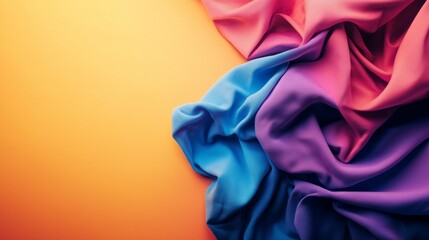 Fabric styled photography lifestyle textile inspiration balance harmony decorative composition cultural aesthetics creativity modern artistic colorful folds design