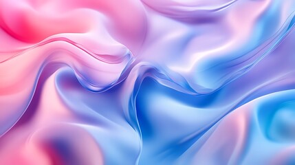 Fototapeta premium The liquid grace of silky pastels, elegantly flowing in a delicate and dreamy shimmer