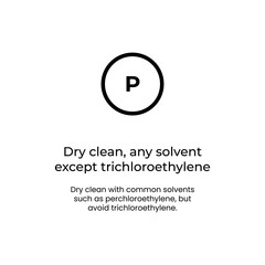 Dry clean solvent safe drawing