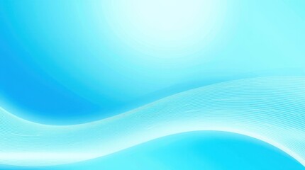 Abstract White And Blue Gradient Background With Curved White Lines Ideal For Digital Design